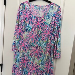 Lilly Pulitzer Pink Palm XL
